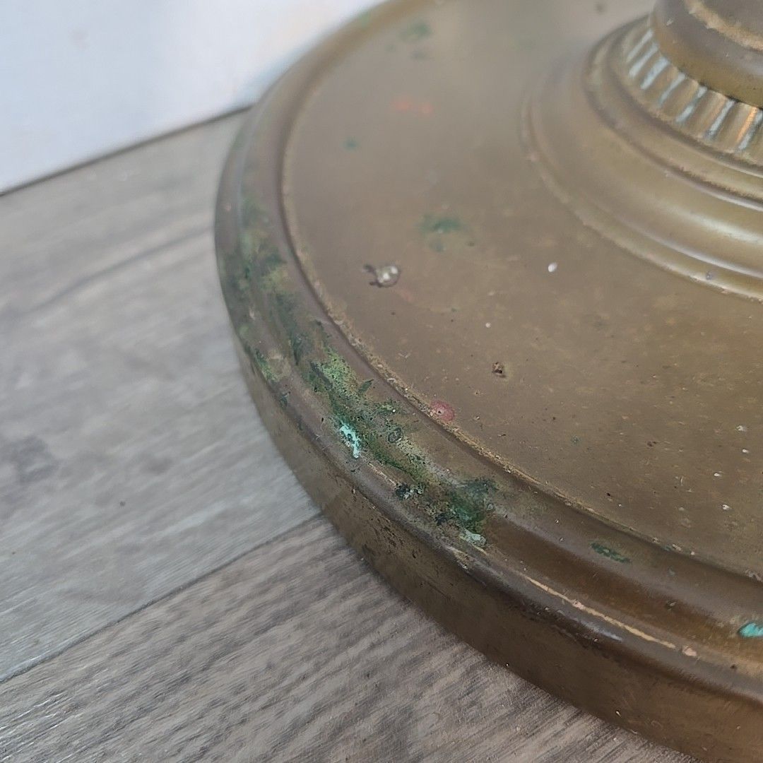 Vintage Brass Floor Lamp Barley Twist Column Antique Standard Lamp For Rewire photo Lighting