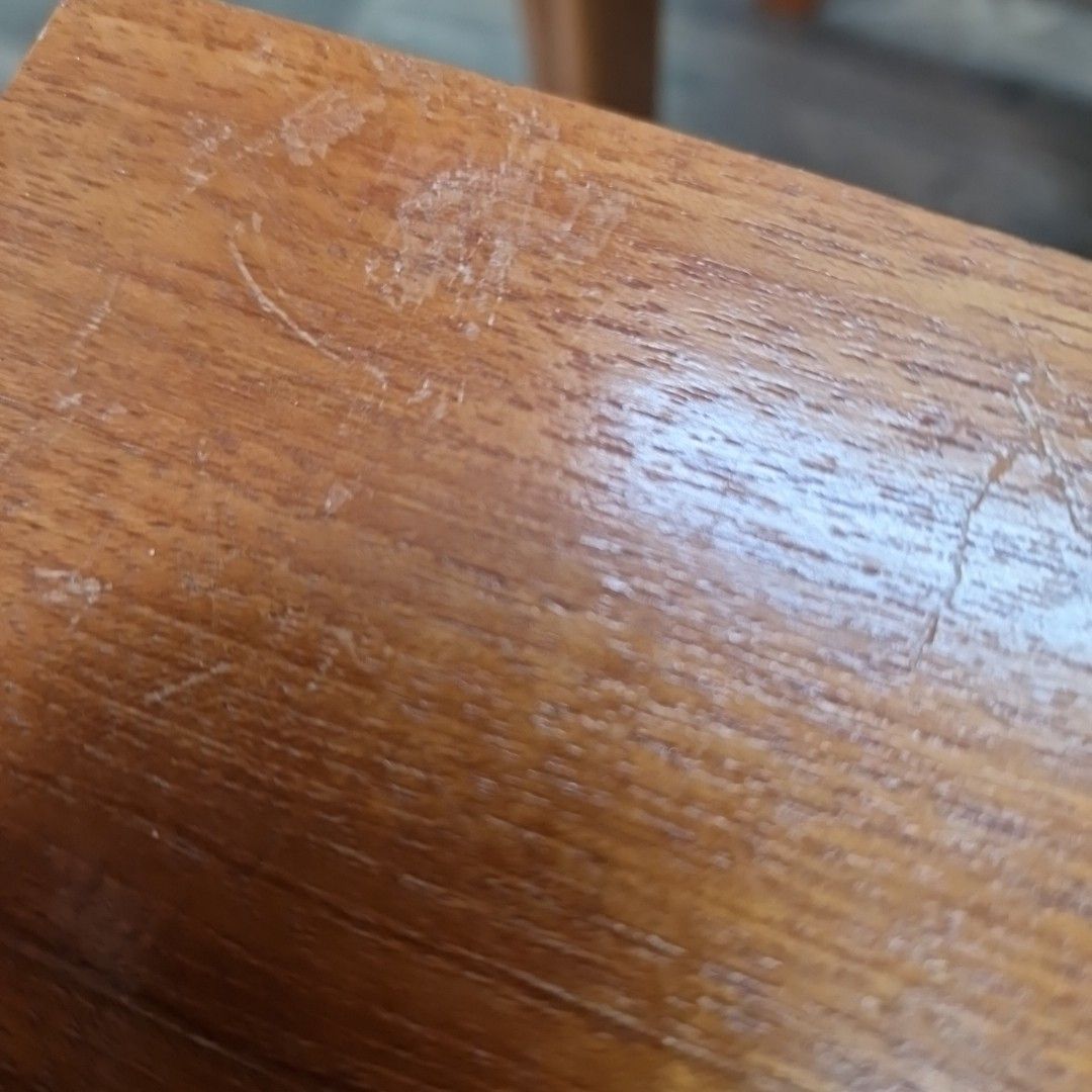 60.0 Retro Nest Of Tables Vintage Mid Century Teak Veneer – Danish For Up Cycle photo