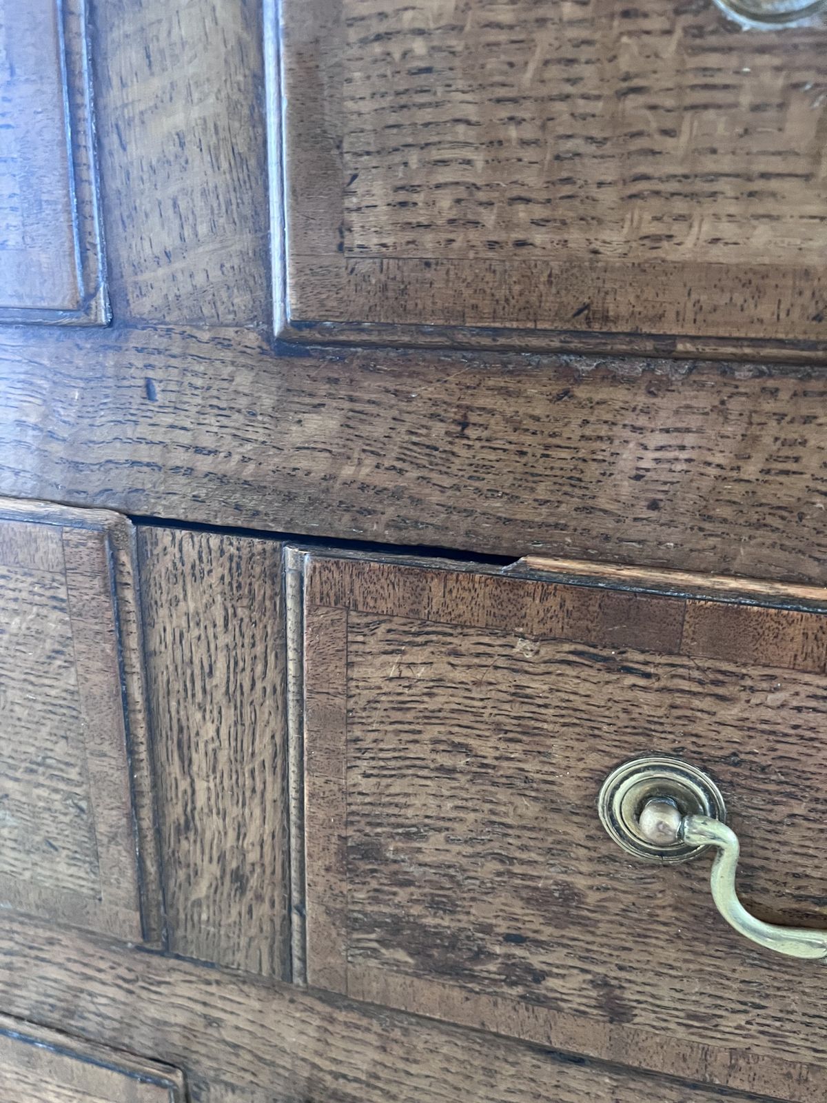 photo buy Antique Oak Lancashire Mule Chest Sideboard C1790