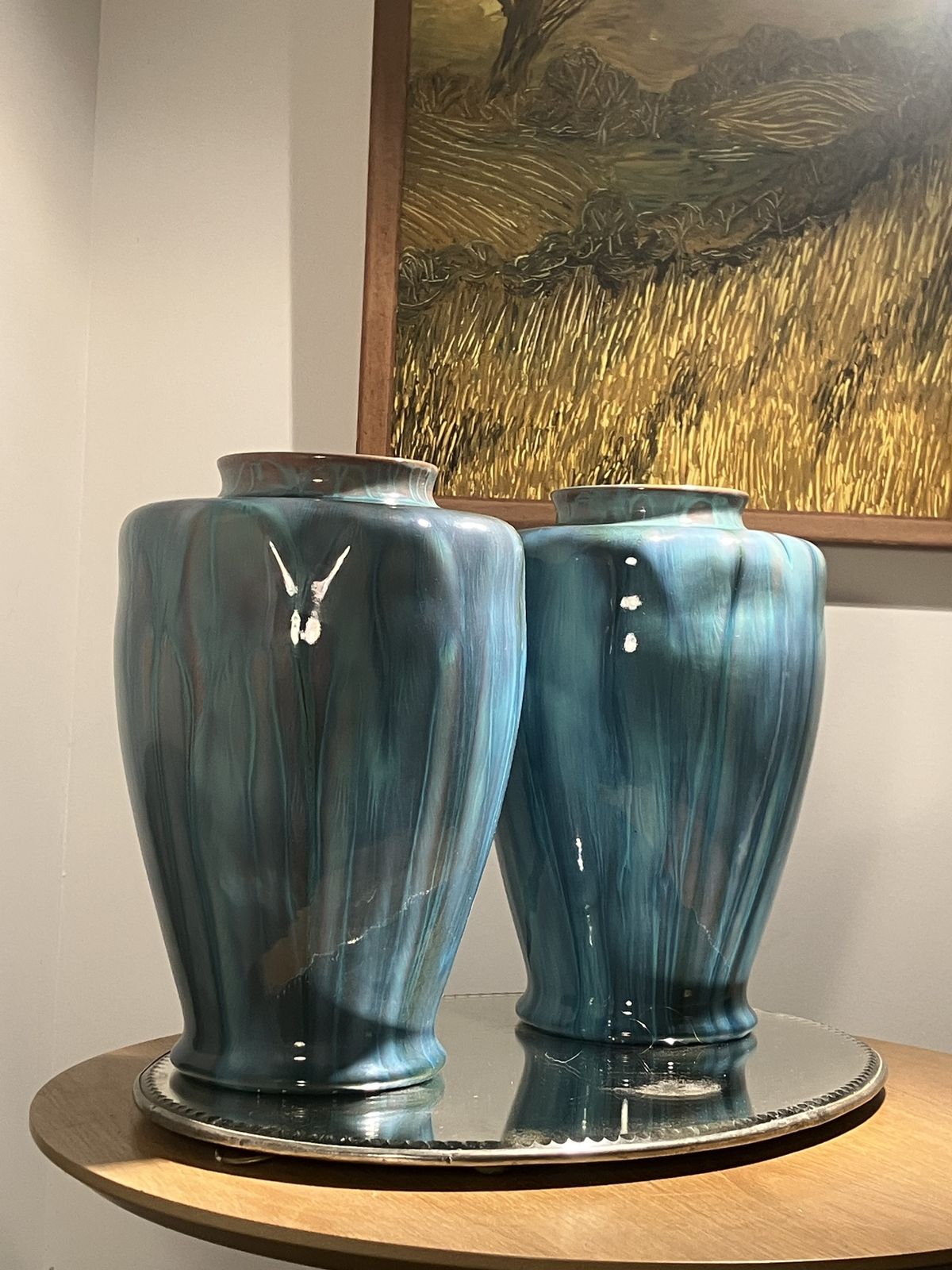 Rare Pilkington Lancastrian Vases By Robert Tunnicliffe 1911 photo for sale