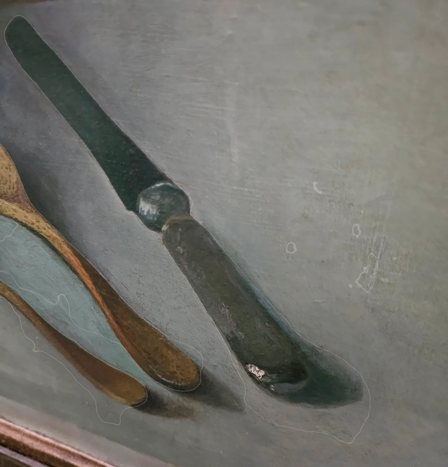 Jolie Laide / Oil On Canvas Still Life Painting / Religious Iconography With Everyday Objects / 1930s / Height 155 Cm photo buy