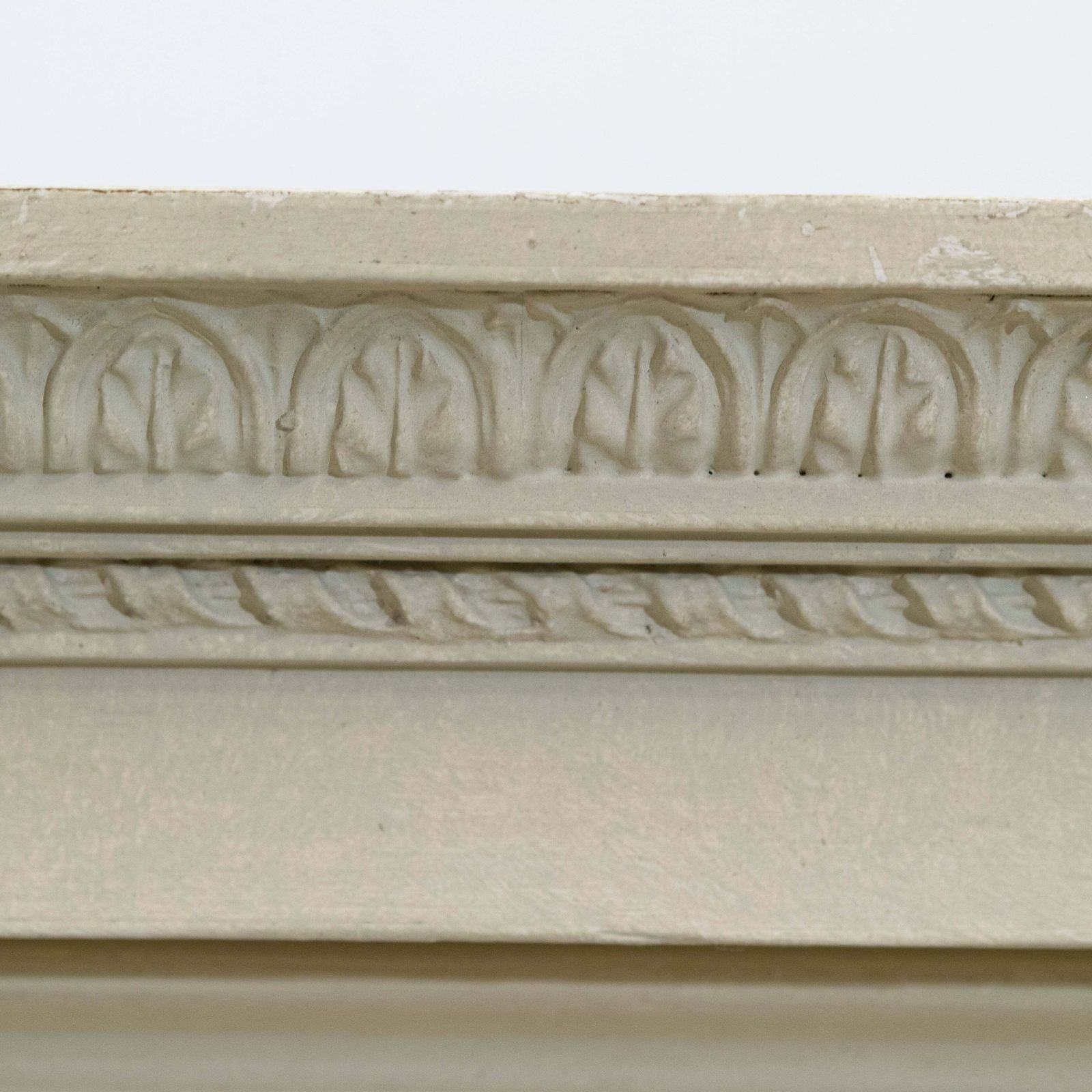 Home Fixtures Reclaimed Ornate Regency Style Wooden Surround With Slate Slips photo
