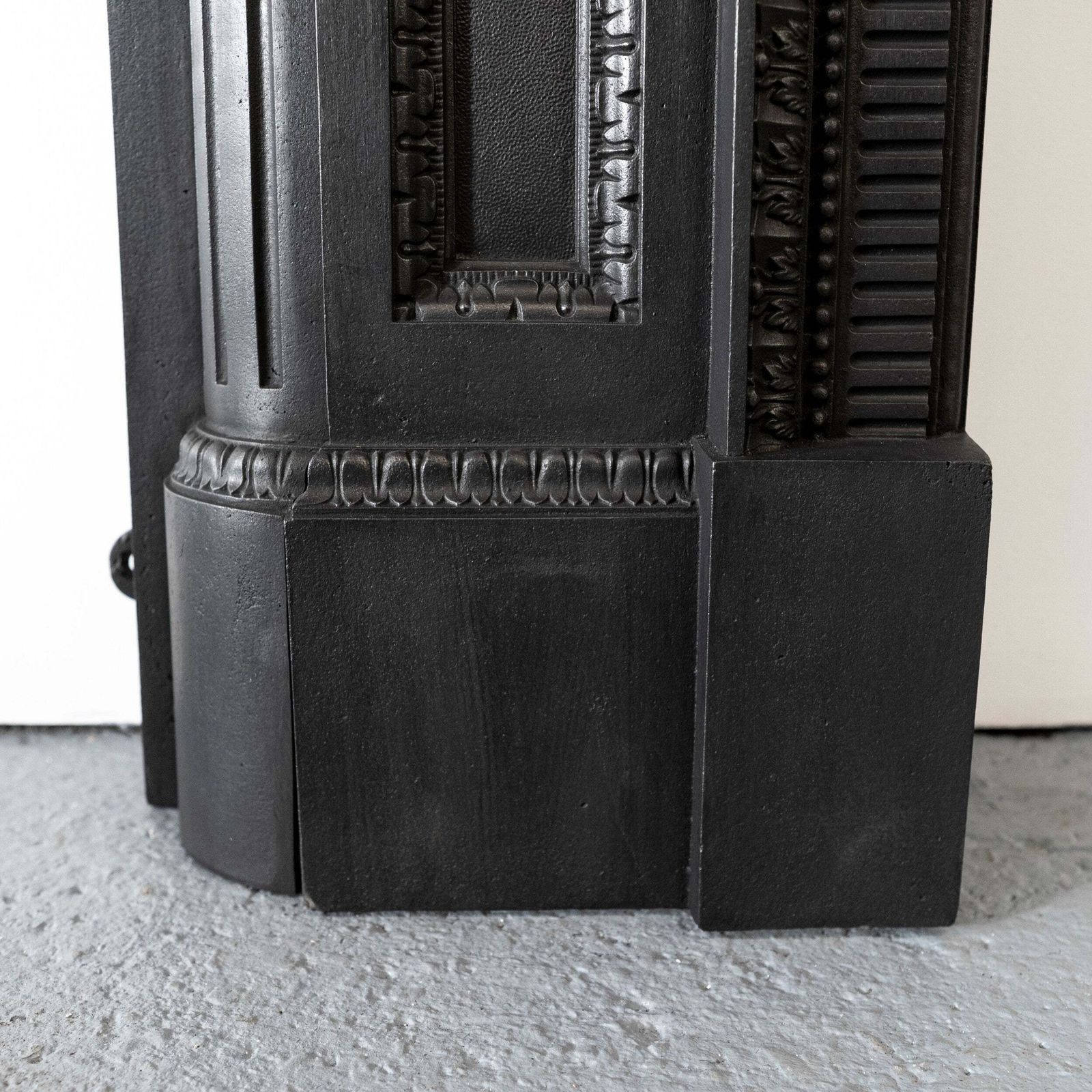 Large Antique Cast Iron Fireplace Surround photo Home Fixtures