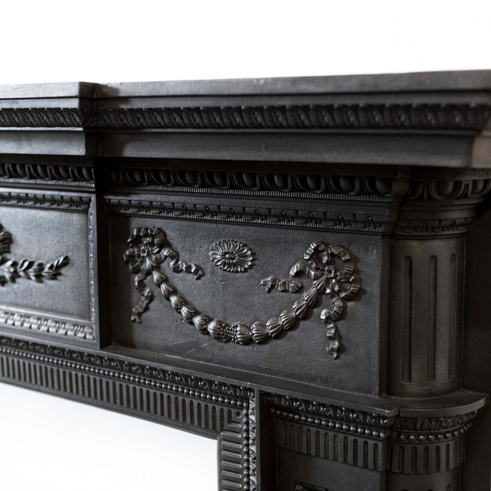 Large Antique Cast Iron Fireplace Surround photo 2800.0