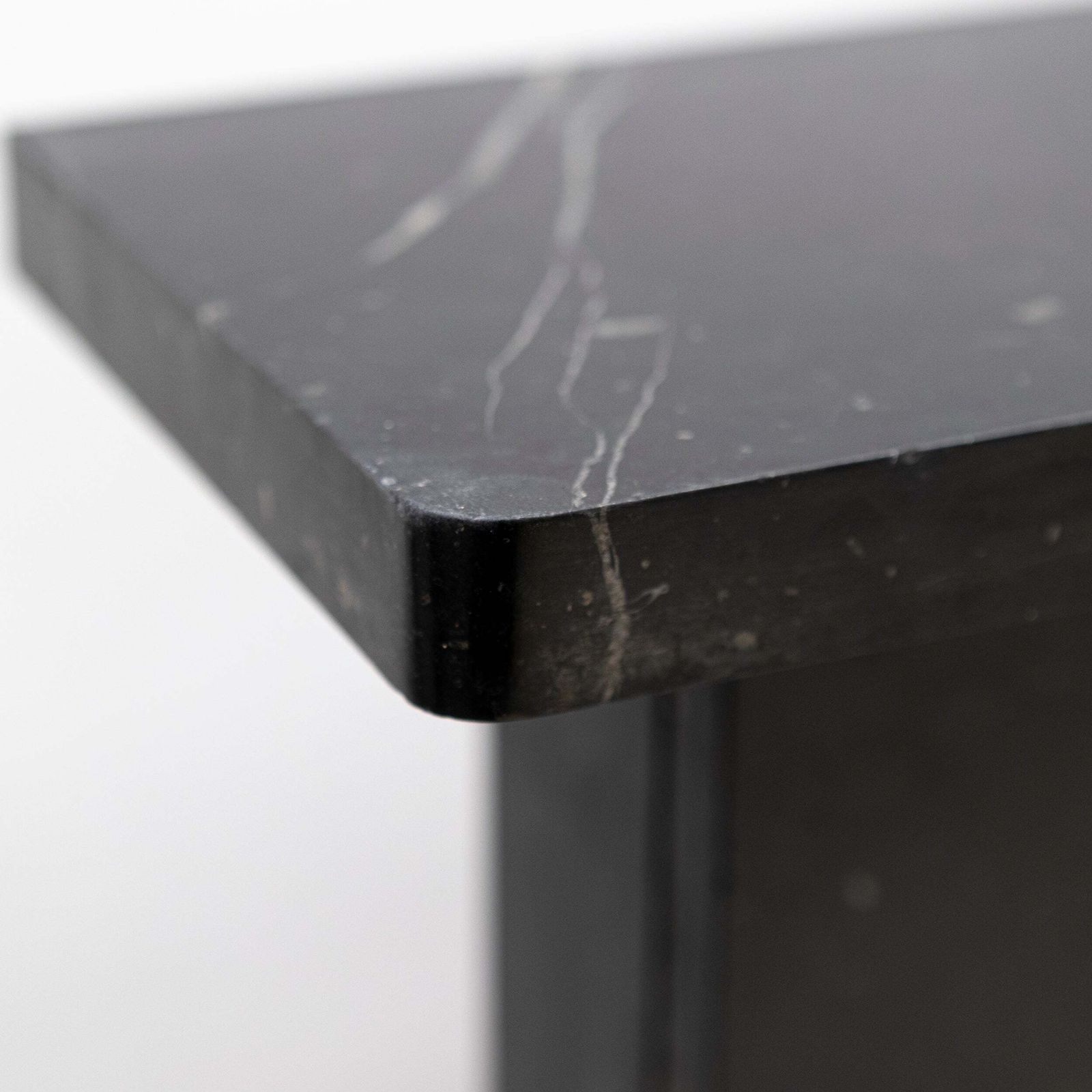 photo for sale Antique Georgian Belgian Black Marble Fire Surround & Insert