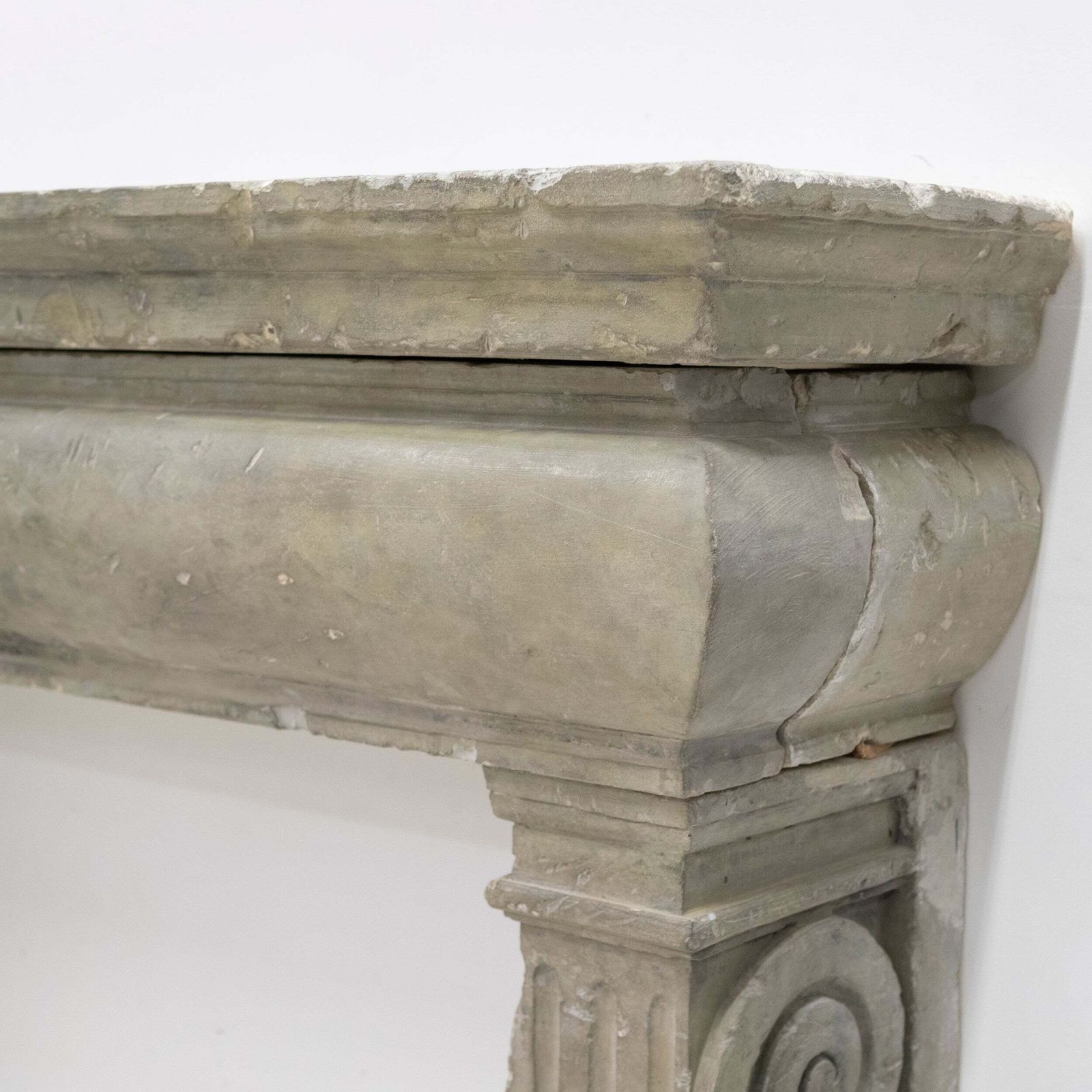 Ornate Carved Antique Stone Fireplace Surroud photo 7500.0