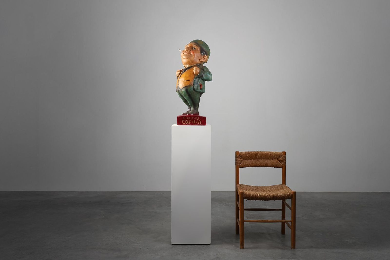 Art Deco Advertising Statue For Cigarettes Copain, France, 1920s photo furniture