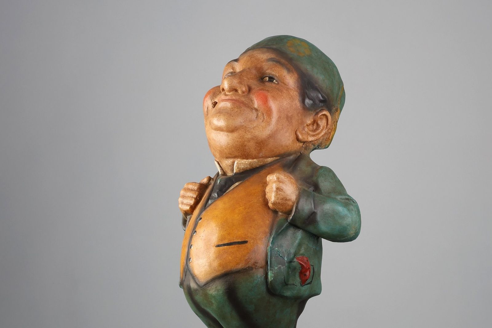 Art Deco Advertising Statue For Cigarettes Copain, France, 1920s photo vinterior