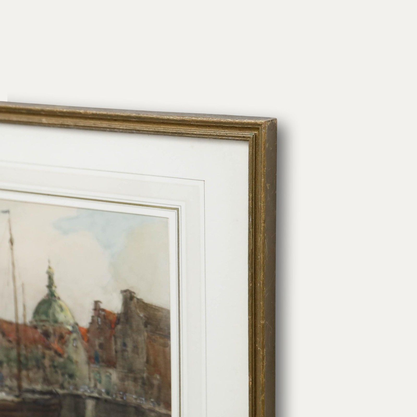 Terrick Williams Ra (1860 1936) Framed Watercolour, Leyden, Holland photo Art