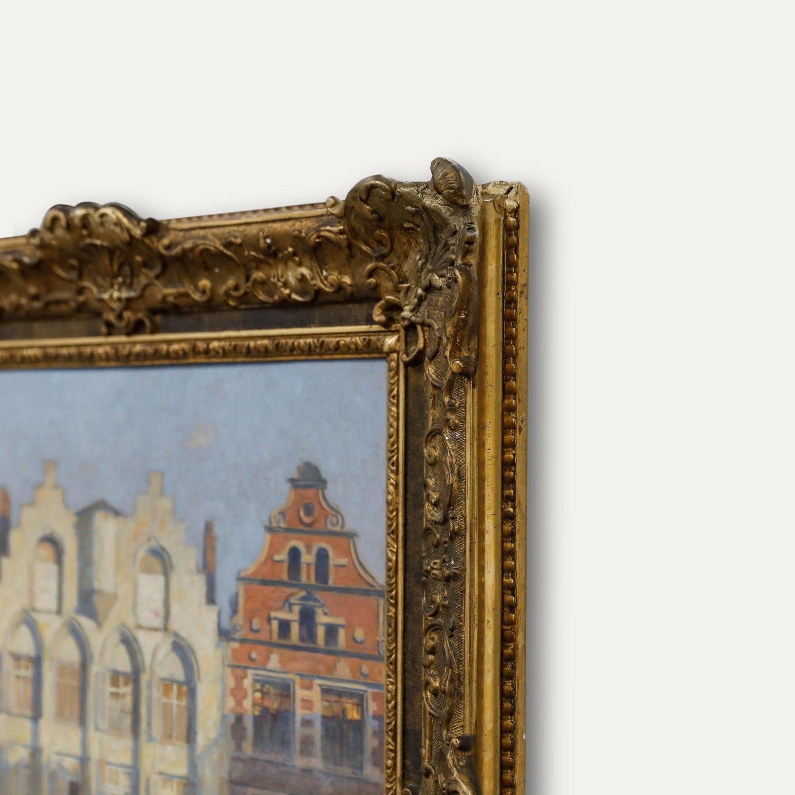 Dilly Georges Hippolyte (1876 1942) Framed Early 20th Century Oil, Arras photo vinterior