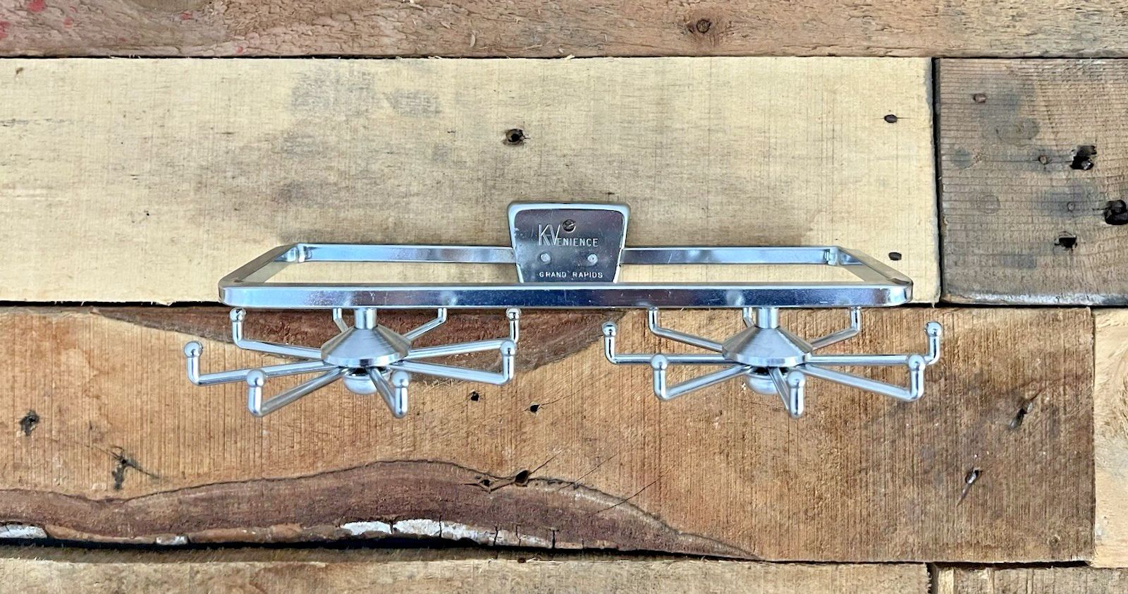 Mid Century Modern 60's Atomic Sputnik Revolving Tie Hook Stand Rack Jewellery photo 65.0