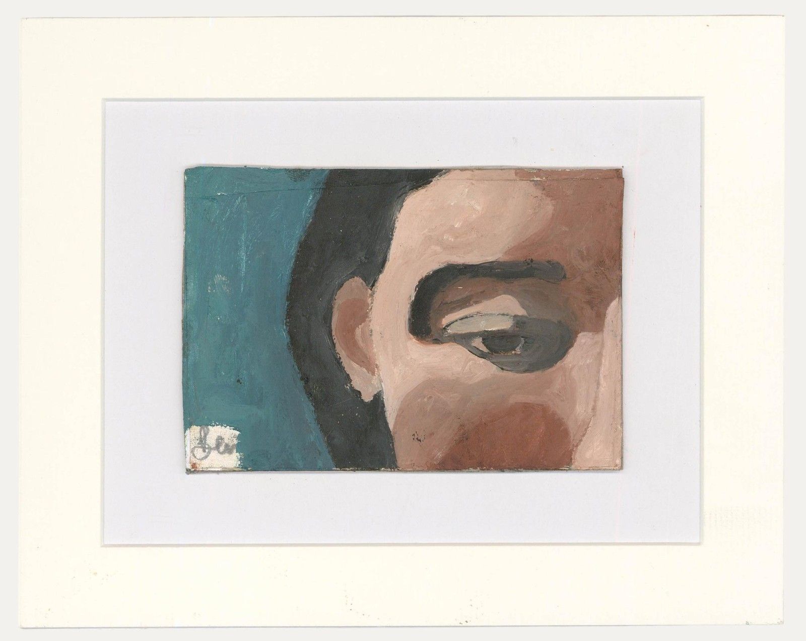 Ben Carrivick Contemporary Oil, Tired Eyes