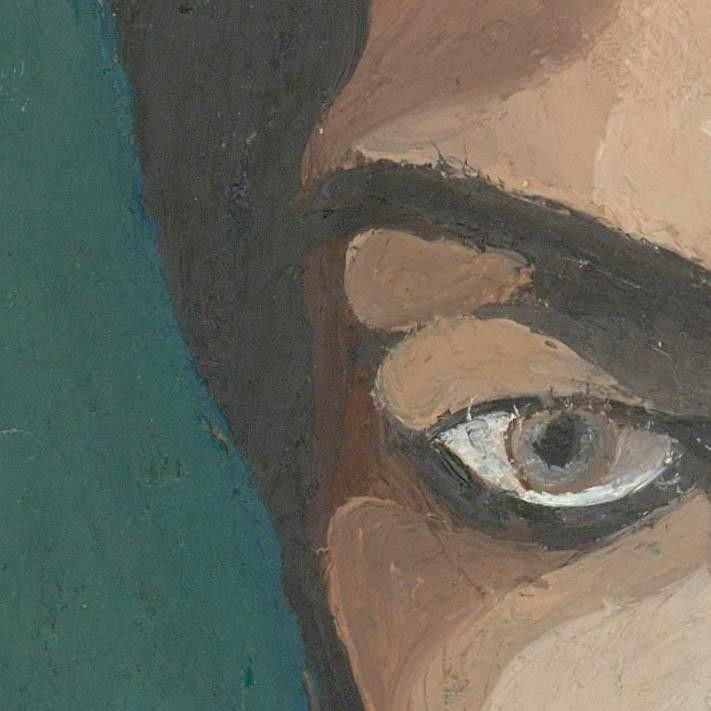 Ben Carrivick Contemporary Oil, Sleight Stare photo for sale
