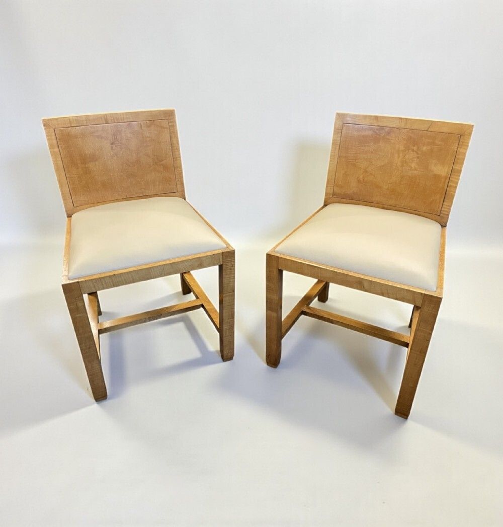 Pair Of Heals Art Deco Bedroom Chairs photo Furniture