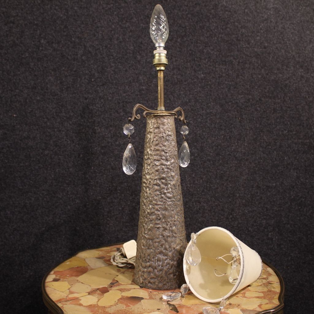 photo for sale 20th Century Italian Lamp Stamped Bragalini Bologna