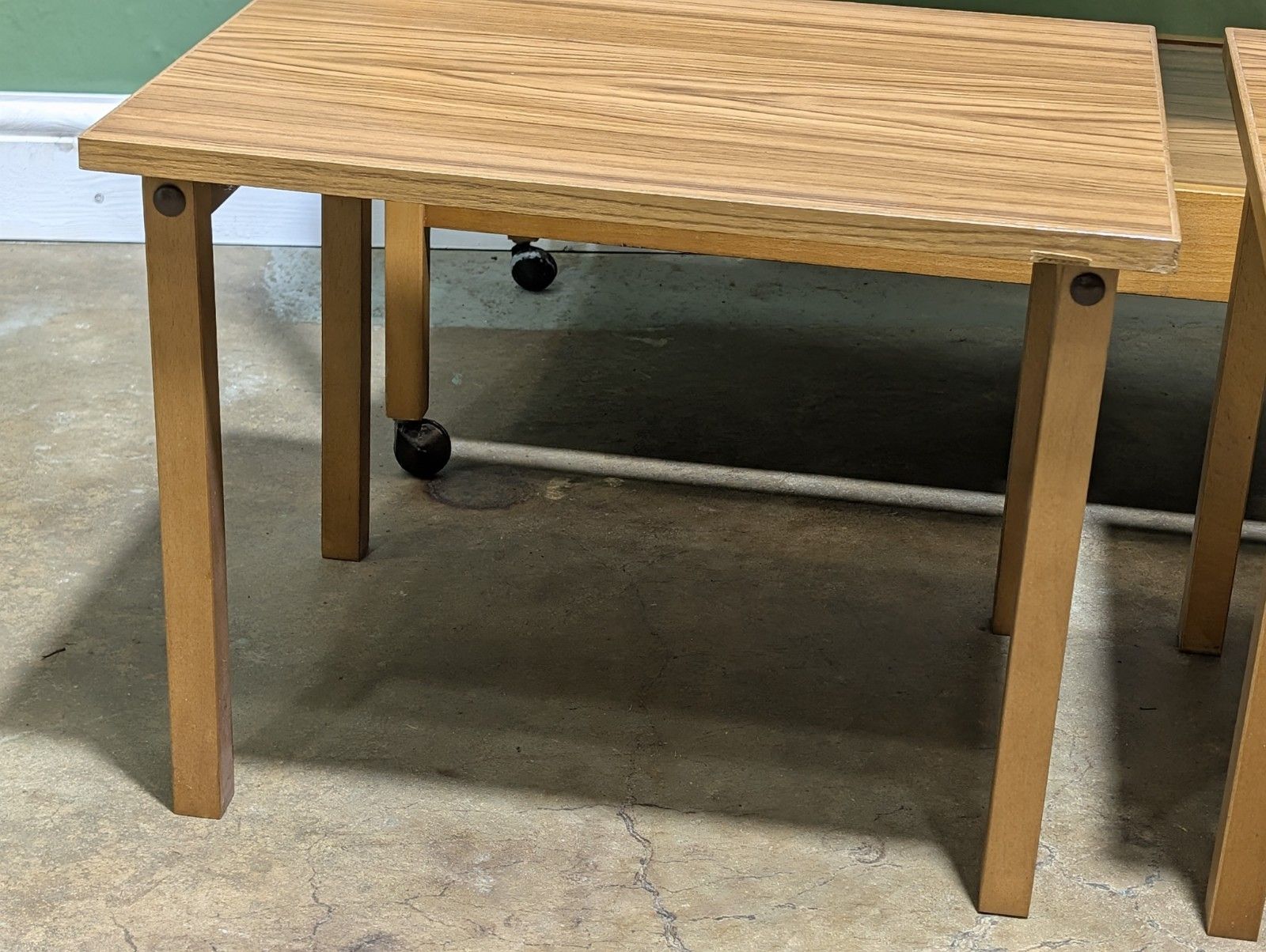 Vintage Teak Metamorphic Trolley Hidden Tables Nest Of Tables Mid Century Modern photo vinterior