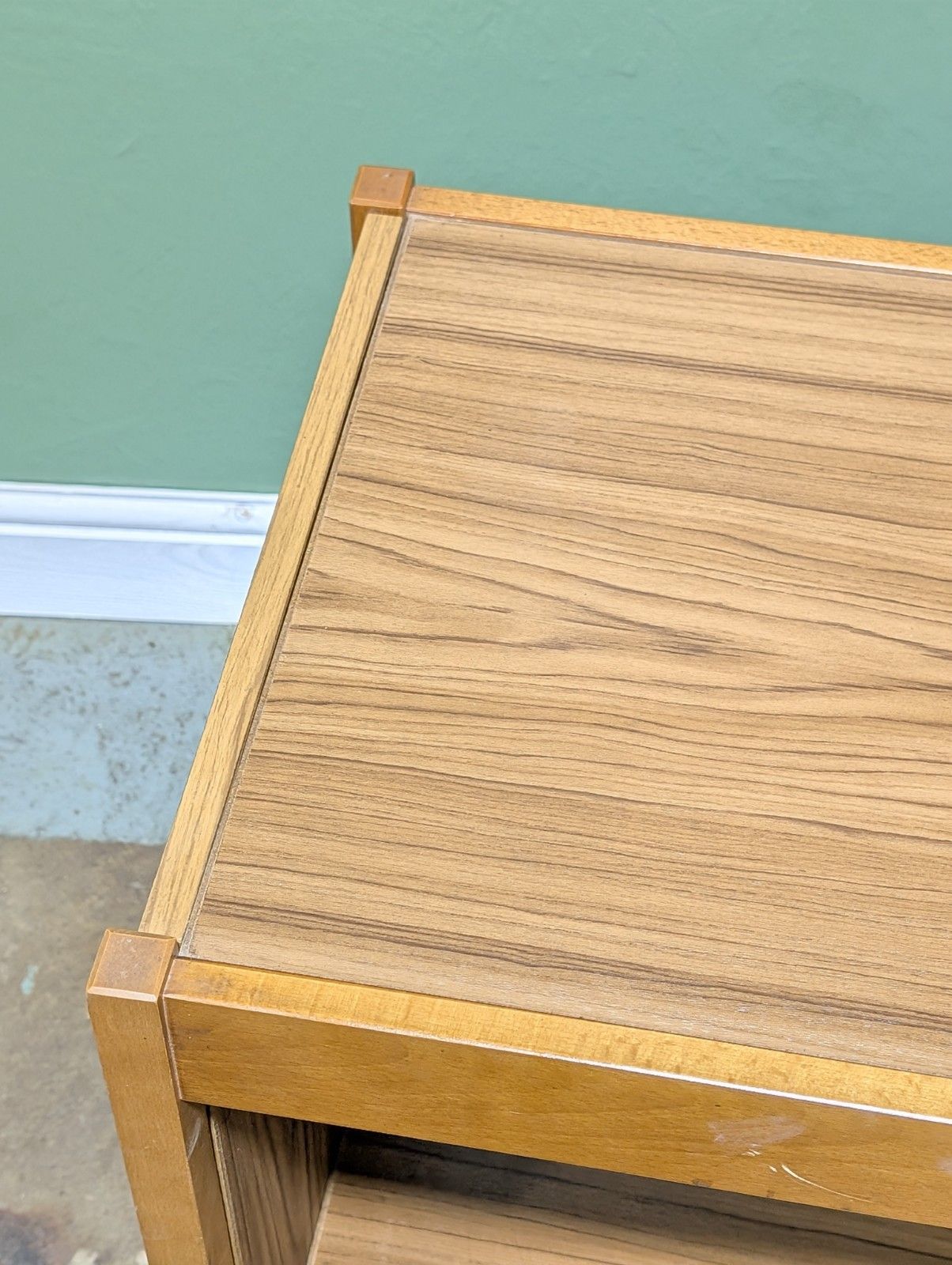 photo for sale Vintage Teak Metamorphic Trolley Hidden Tables Nest Of Tables Mid Century Modern