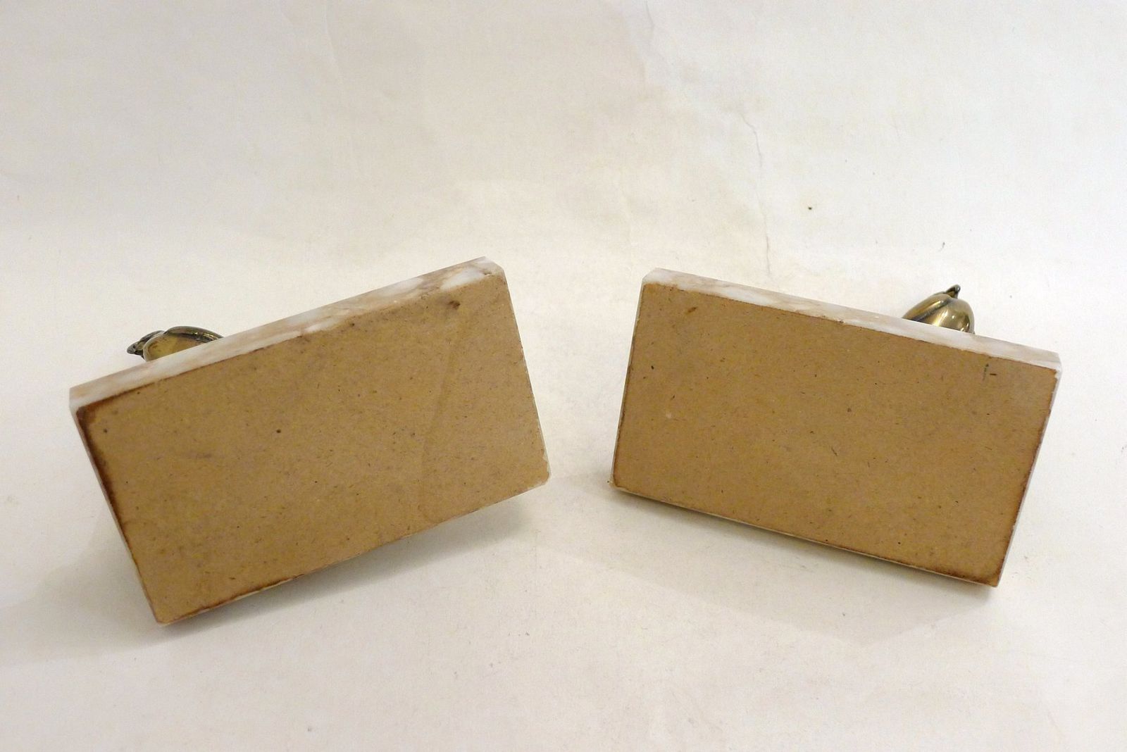 photo furniture Art Deco Style Parrot Bookends On Marbled Stone Bases, 1950s, Set Of 2