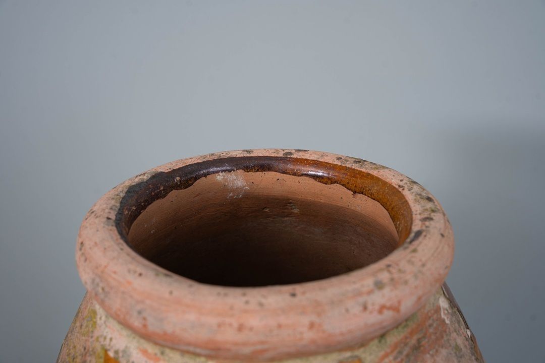 Antique Ochre Coloured French Pot photo for sale