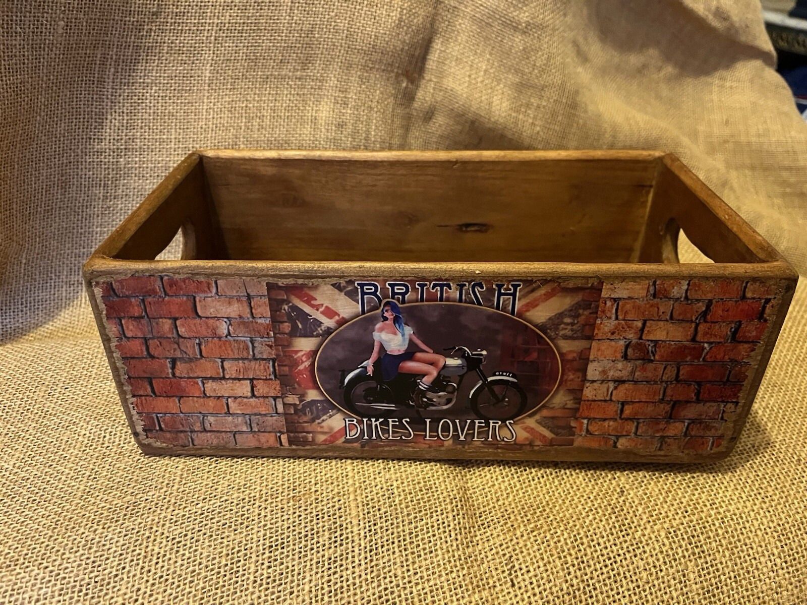 photo for sale Set Of Five Motorcycle Storage Box Crate Made From Reclaimed Timber Sizes Vary