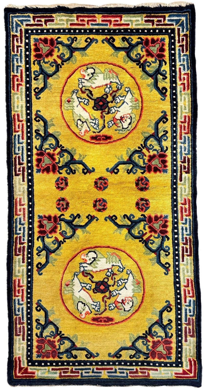 Antique Chinese Ningxia Rug 1.50m X 0.76m