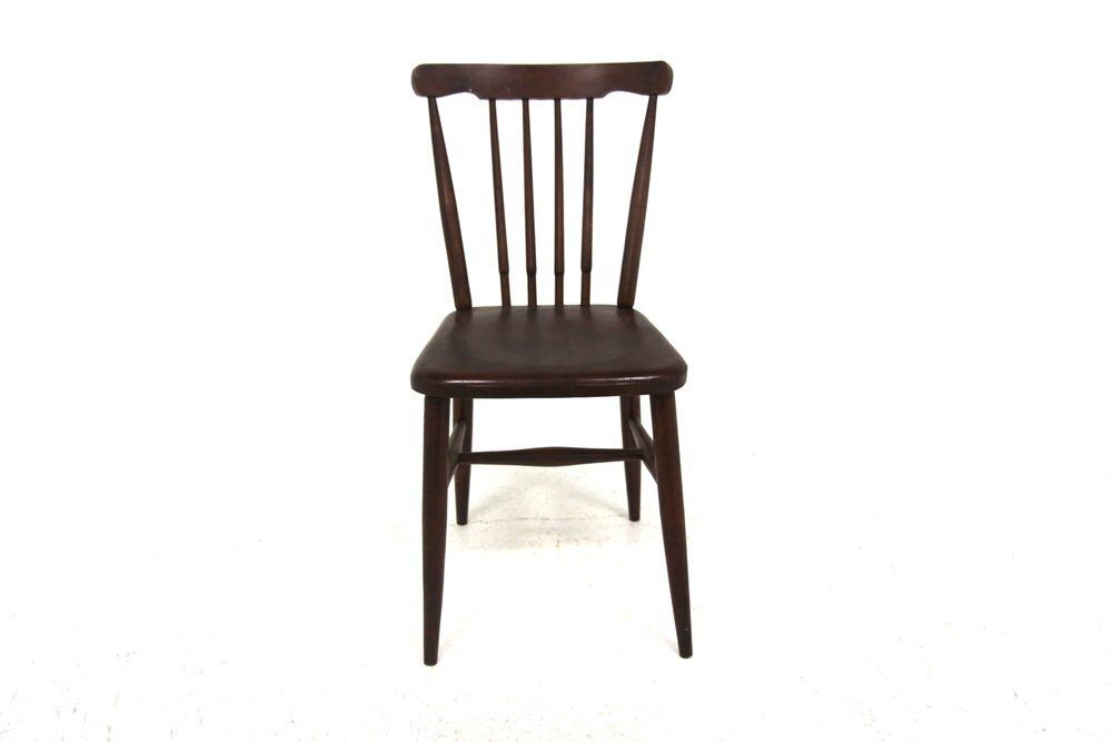 Scandinavian Beechwood Chair, Sweden, 1960s photo furniture