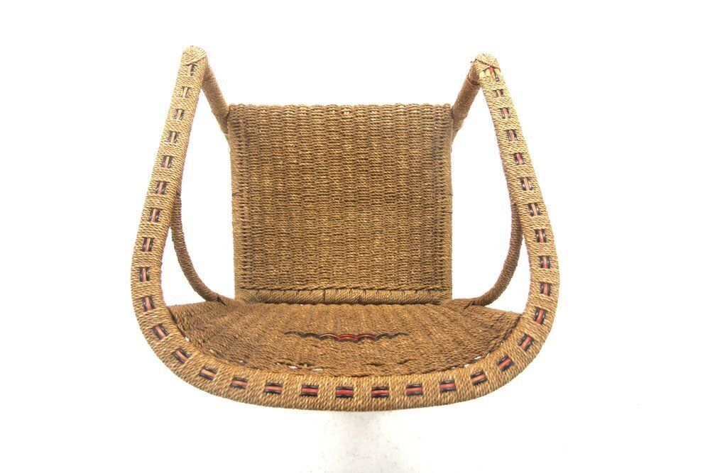 Vintage Rattan Armchair, Sweden, 1950s photo vinterior