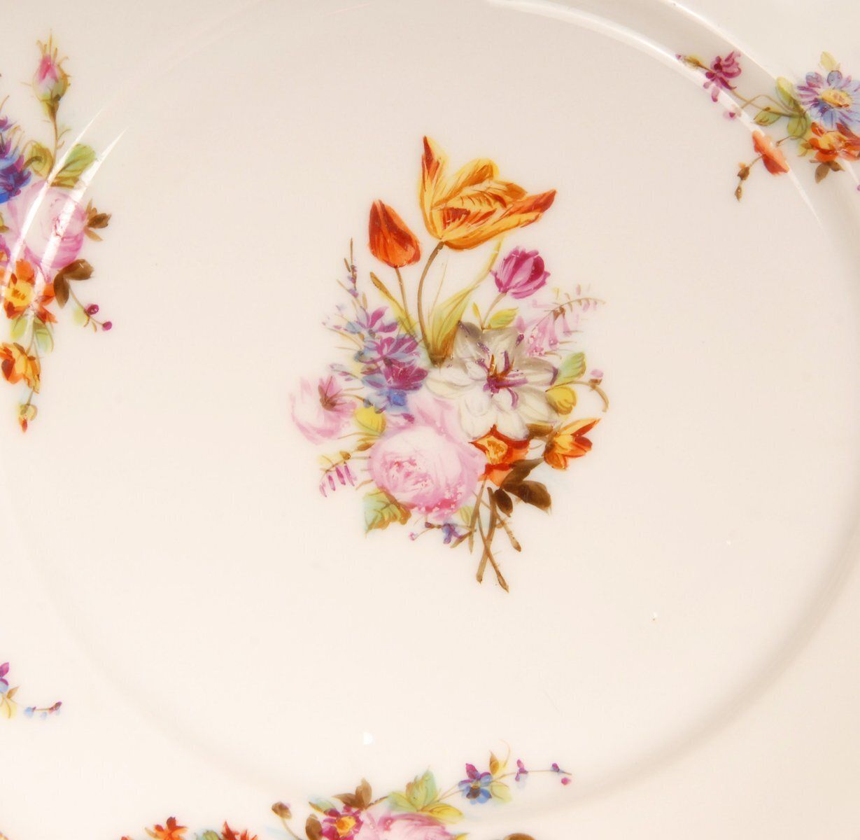 photo buy 18th Century Porcelain Luncheon Set From Meissen Porcelain, Set Of 23