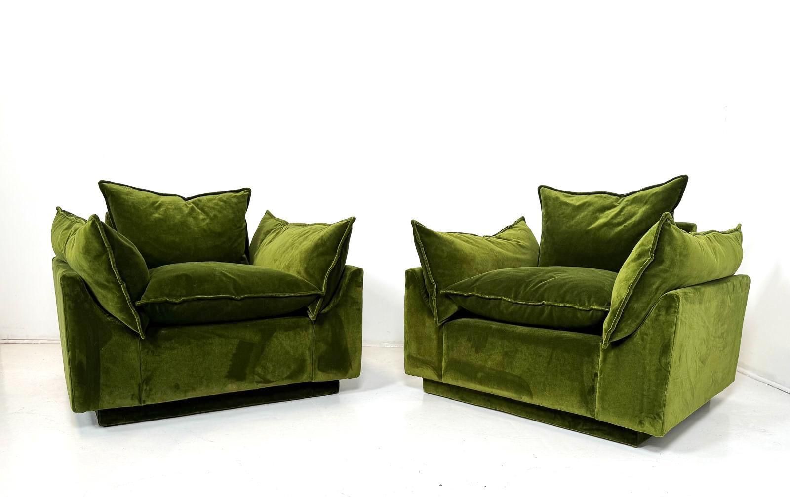Pair Of Armchairs "Cado" By Gunnar Gravesen And David Lewis Divano For Icf photo for sale