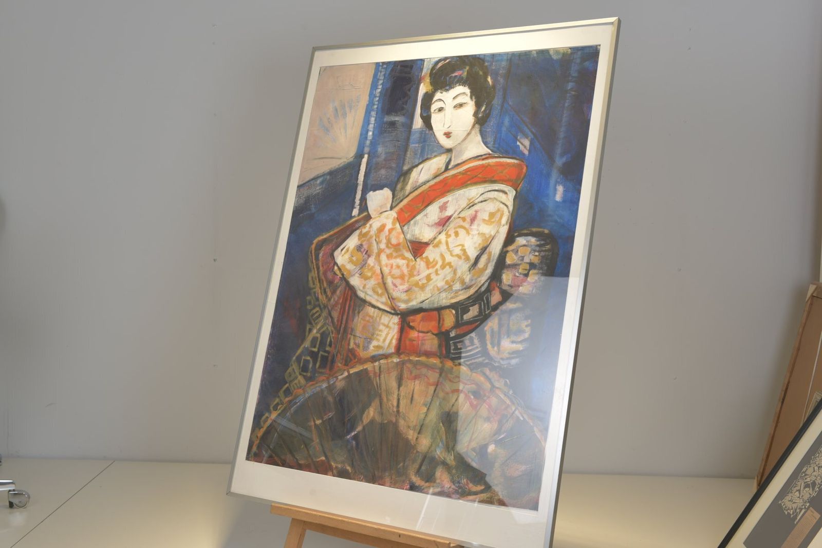 Japanese Woman, Uta Göhring Zumpe, Mixed Media, Circa 2000 photo for sale