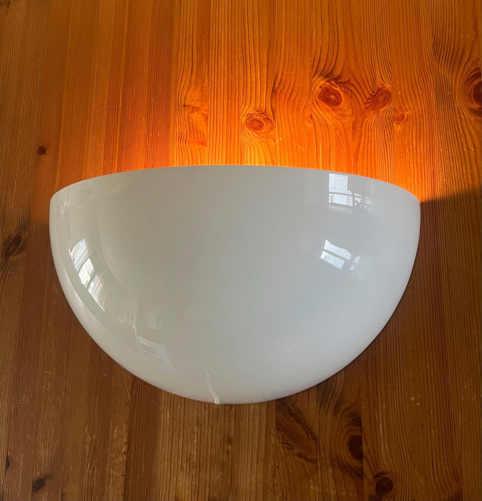 Mid Century Large Pair Of White Lacquered Wall Sconces By Estiluz, 1970s photo 1034.0