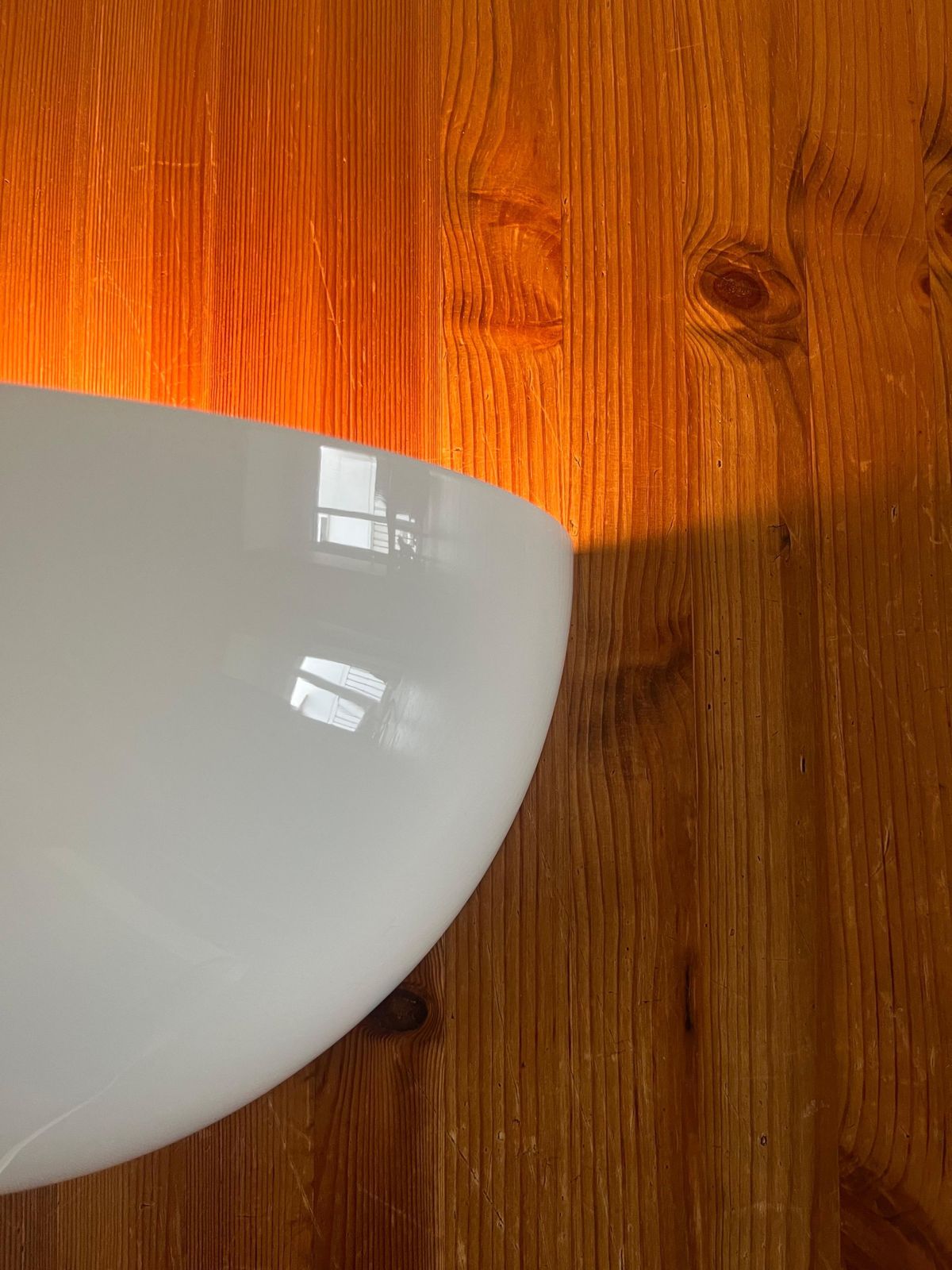 photo for sale Mid Century Large Pair Of White Lacquered Wall Sconces By Estiluz, 1970s