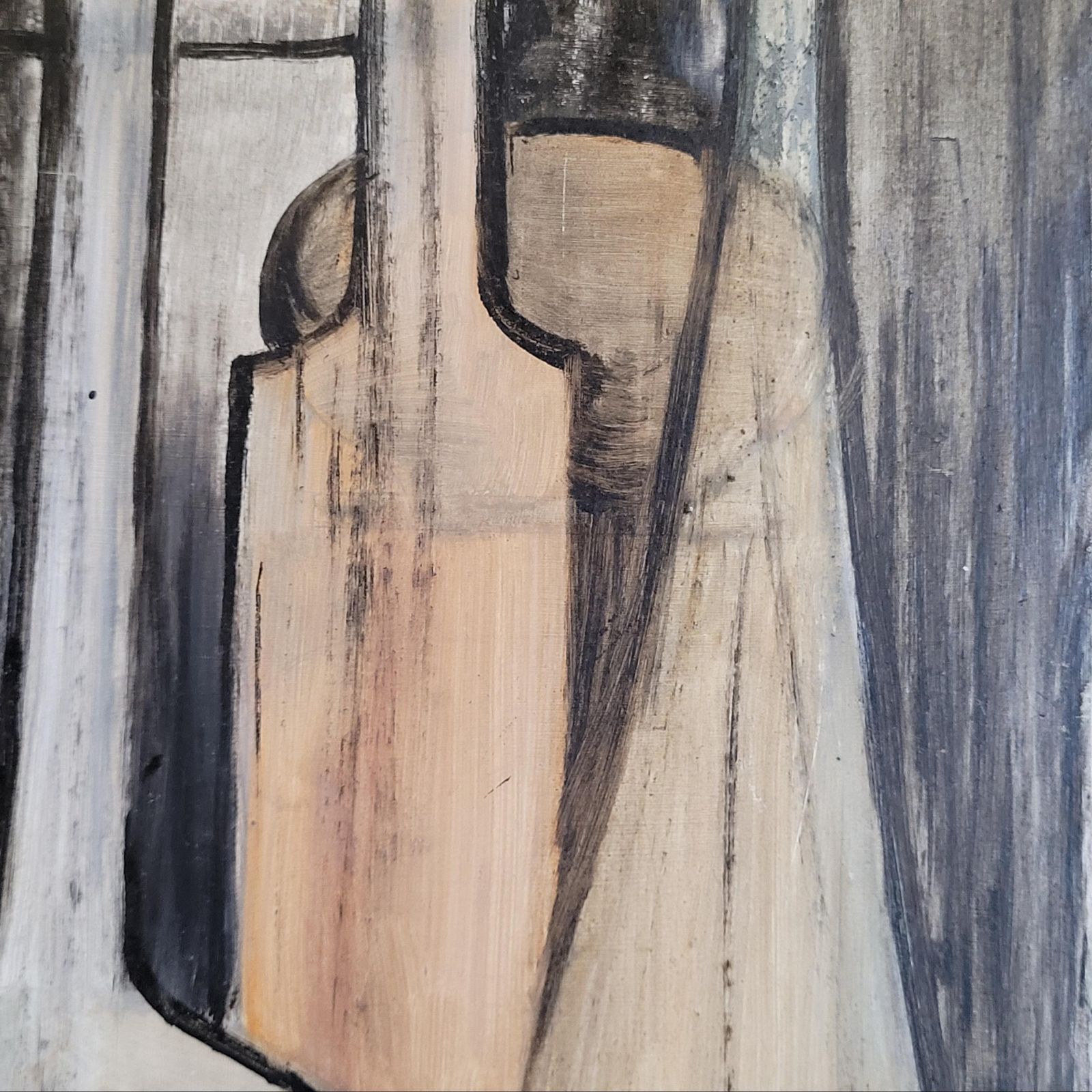 Still Life Of Bottles, Oil On Board, Late 20th Century, Signed, 1996 By Giordanino photo 366.0