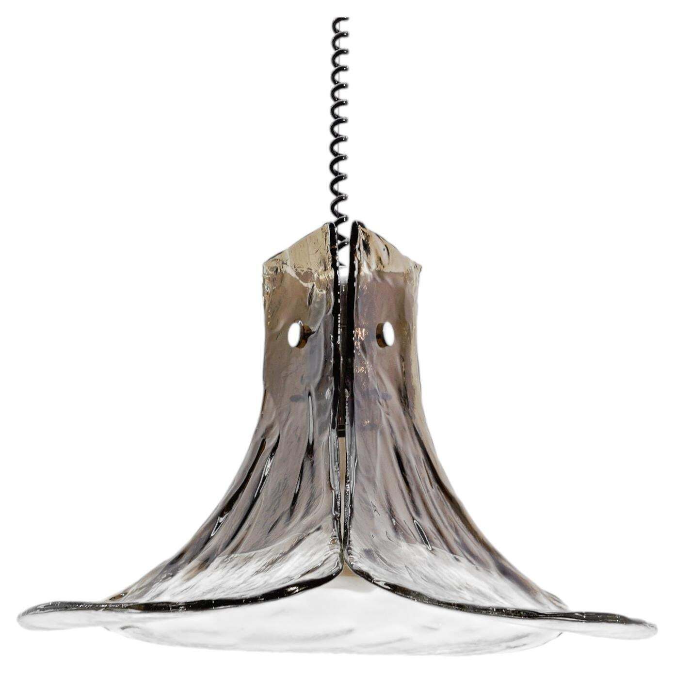 Carlo Nason Mazzega Pendant Lamp For J.T. Kalmar In Murano Glass, 1970s