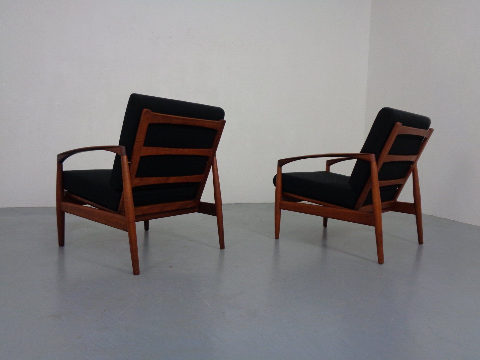 Goldfeder Teak Armchairs From Carl Straub, Germany, 1950s, Set Of 2 photo vinterior
