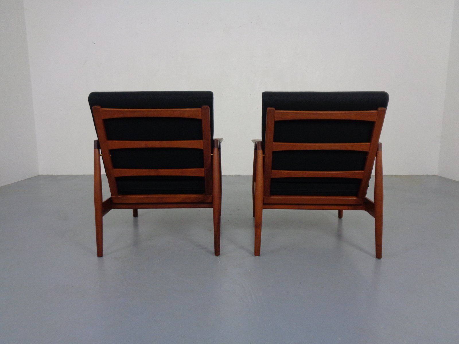 photo furniture Goldfeder Teak Armchairs From Carl Straub, Germany, 1950s, Set Of 2