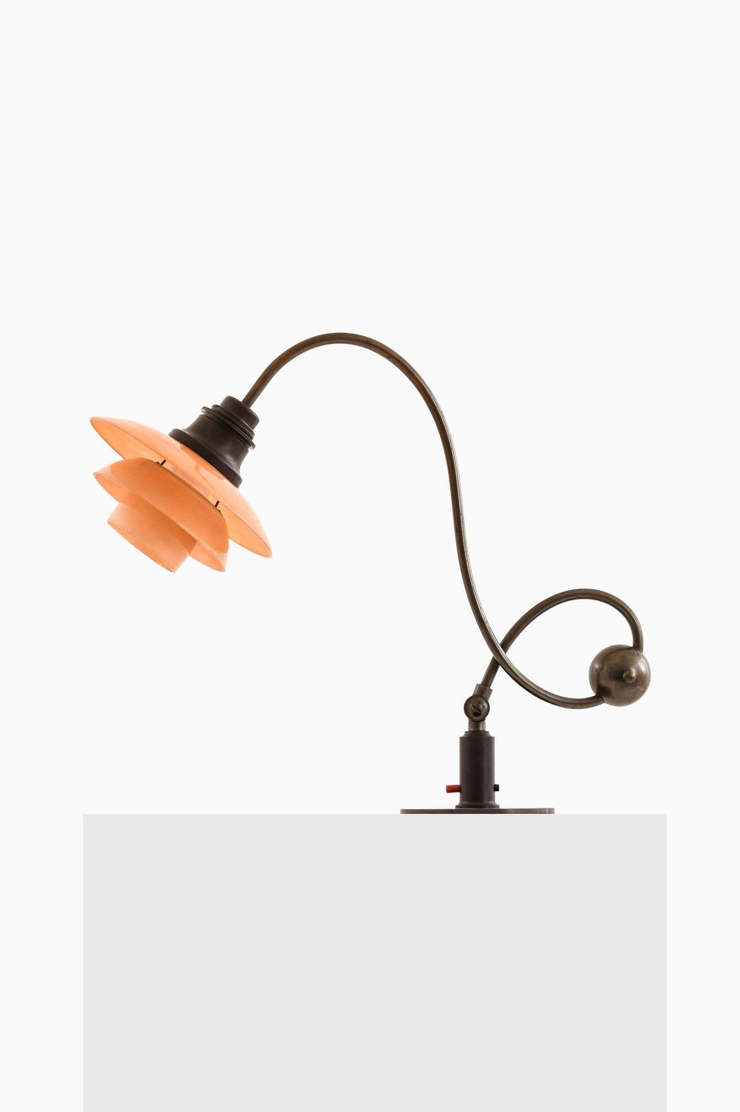 Ph Piano Table Lamp In Brass And Glass By Poul Henningsen, 1930s photo furniture