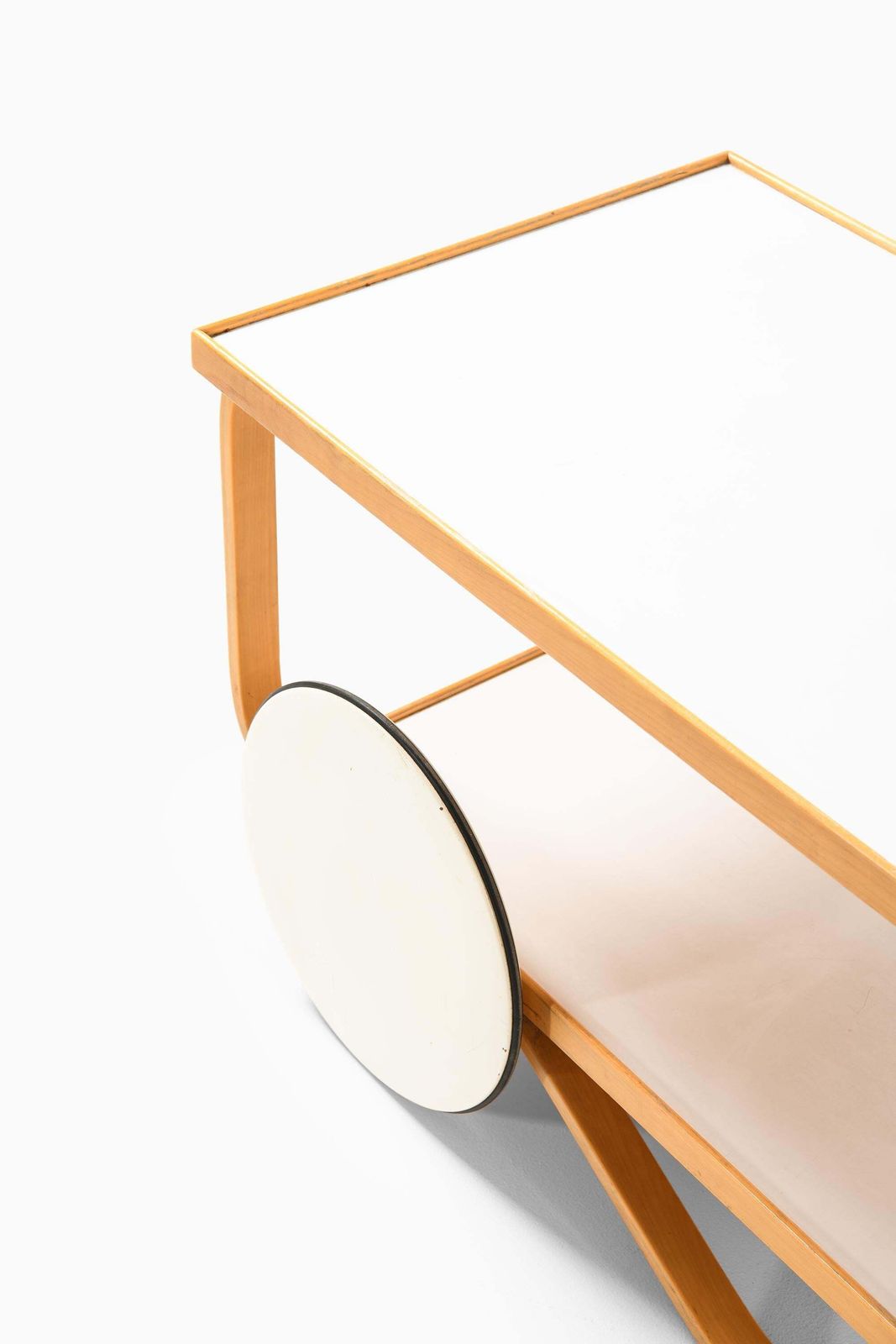 Trolley In Birch And Lacquer By Alvar Aalto, 1936 photo for sale