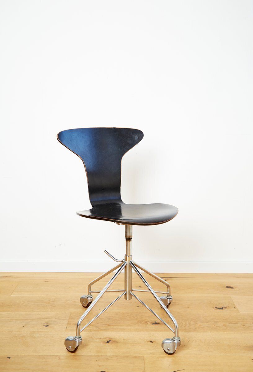 Model 3115 Mosquito Munkegaard School Chair By Arne Jacobsen For Fritz Hansen, 1960s photo for sale