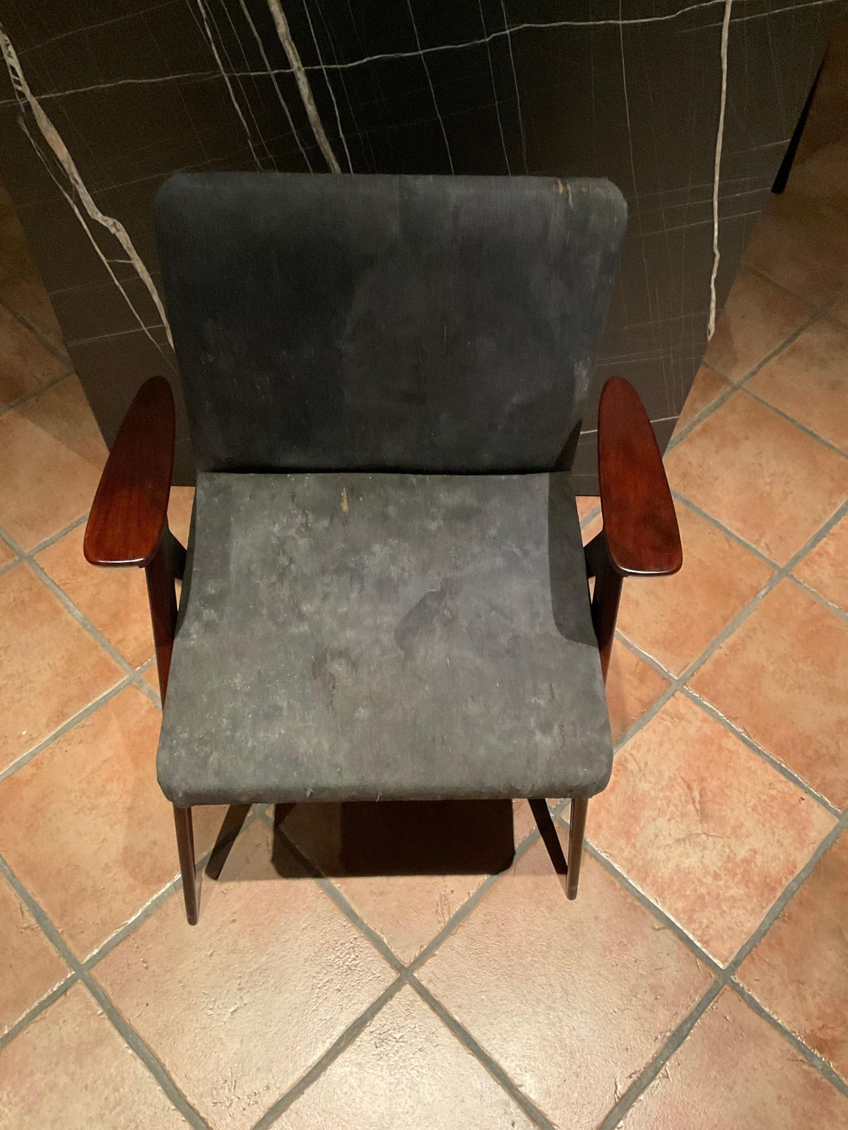 Ico Parisi   Armchair With Arm Rest   Made In Italy 1950s photo for sale