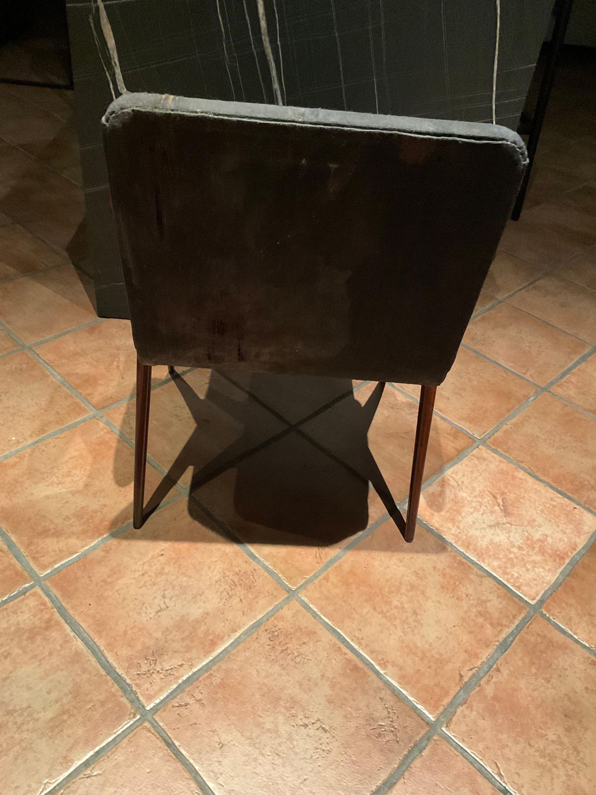 Ico Parisi   Armchair With Arm Rest   Made In Italy 1950s photo vintage