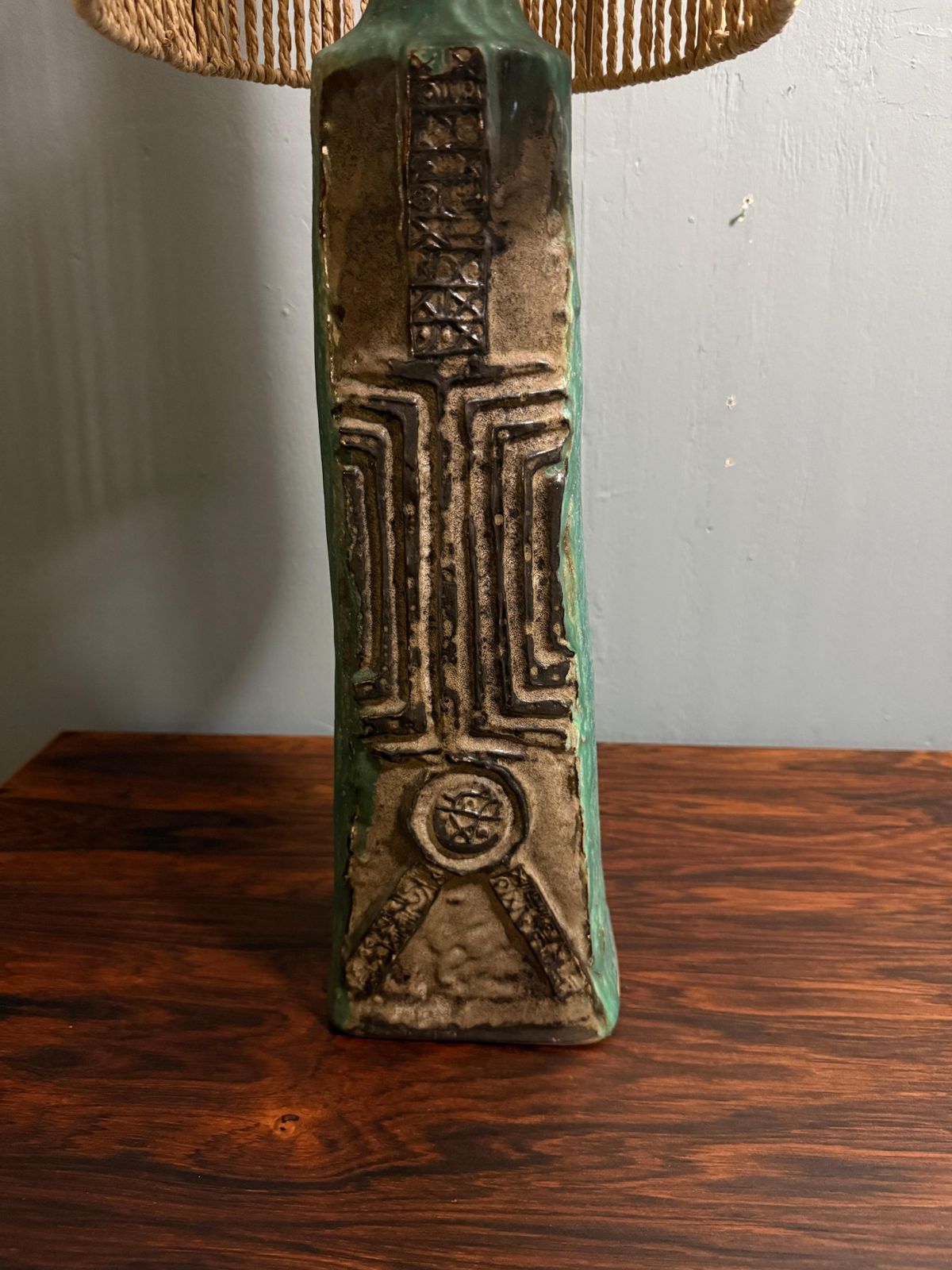 photo vintage Bernard Rooke Ceramic Table Lamps  Set  England 1960