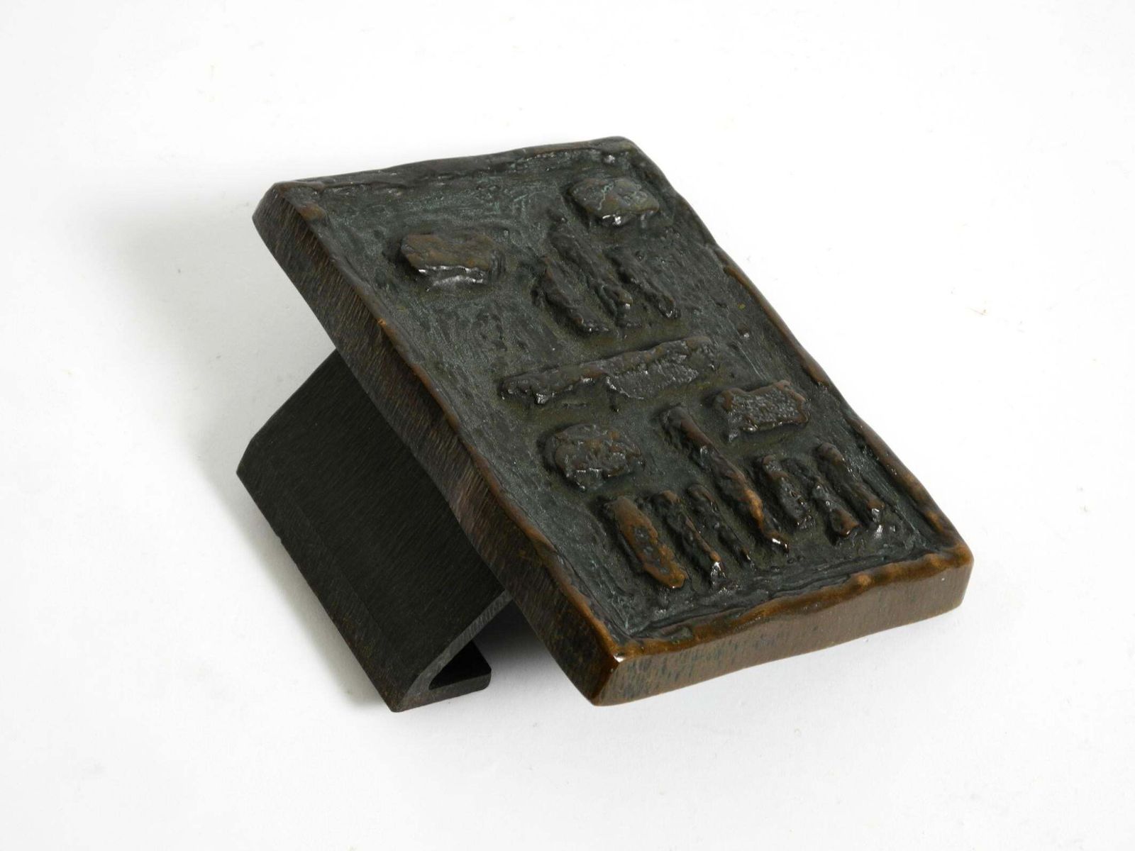 A Set Of Solid, Heavy 1970s Brutalist Pull Handles With Letter Slot And Doorbell photo furniture