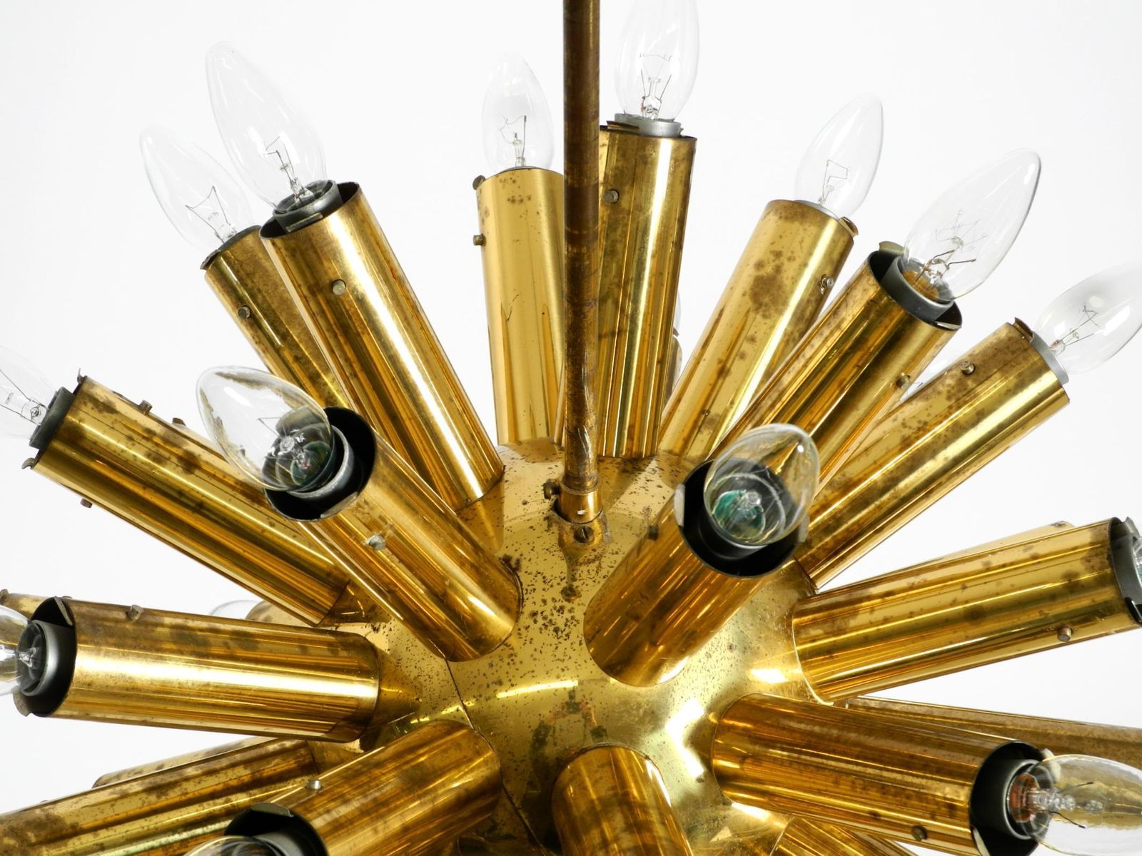 photo furniture Xxl 1960s Space Age Brass Ceiling Lamp By J.T. Kalmar With 43 Arms  66cm  26"