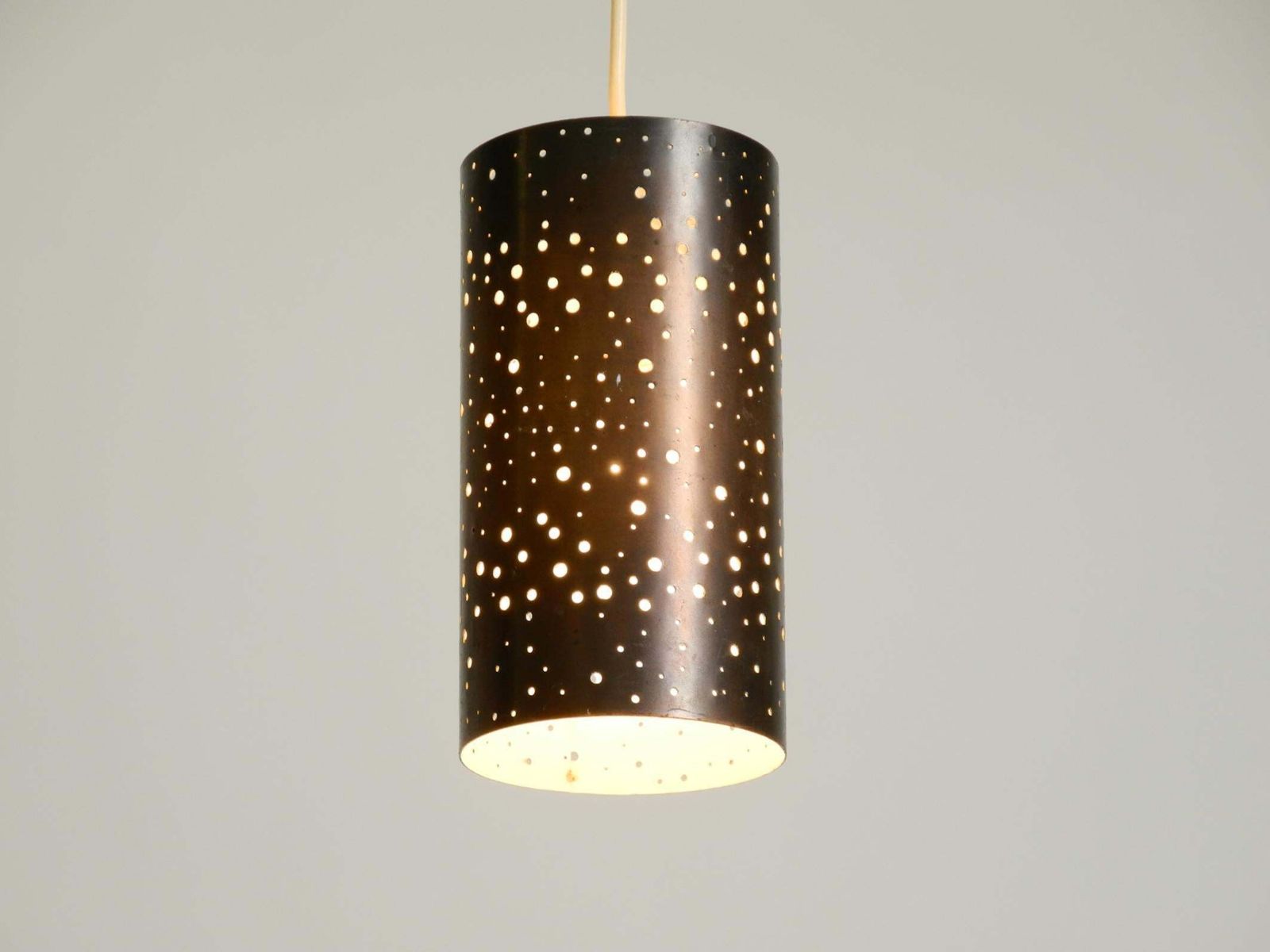 Mid Century Pendant Lamp Made Of Metal And Copper By Ernest Igl For Hillebrand photo buy
