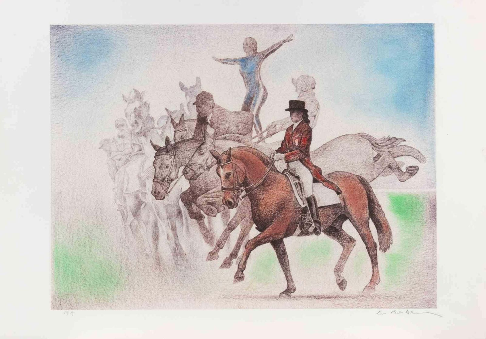 Nino La Barberaknightly Specialties   Lithograph By Nino La Barbera   1990s1990s