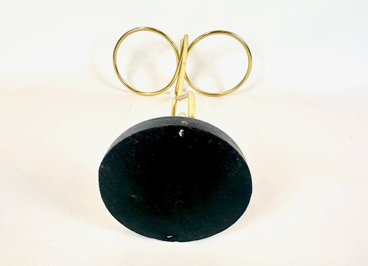 Mid Century Austrian Cast Iron And Brass Umbrella Stand, 1960s photo vintage