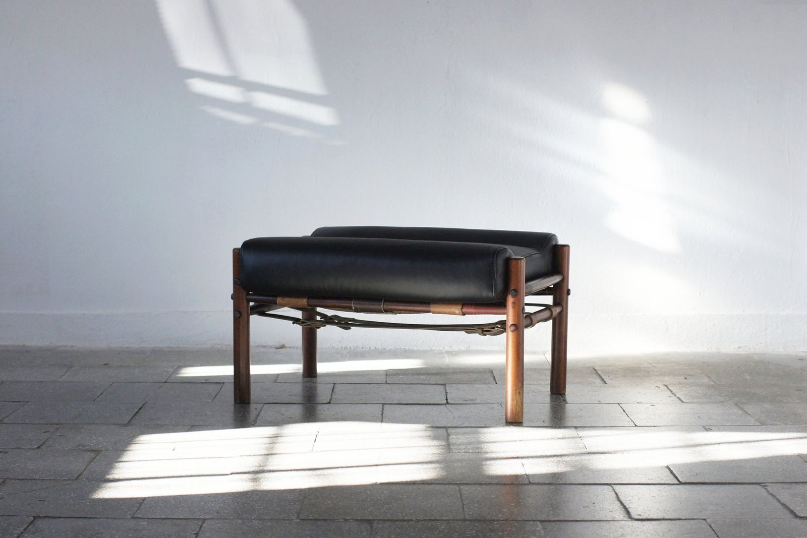 Model Kontiki Ottoman From Arne Norell Ab, Aneby, Sweden, 1970s photo for sale