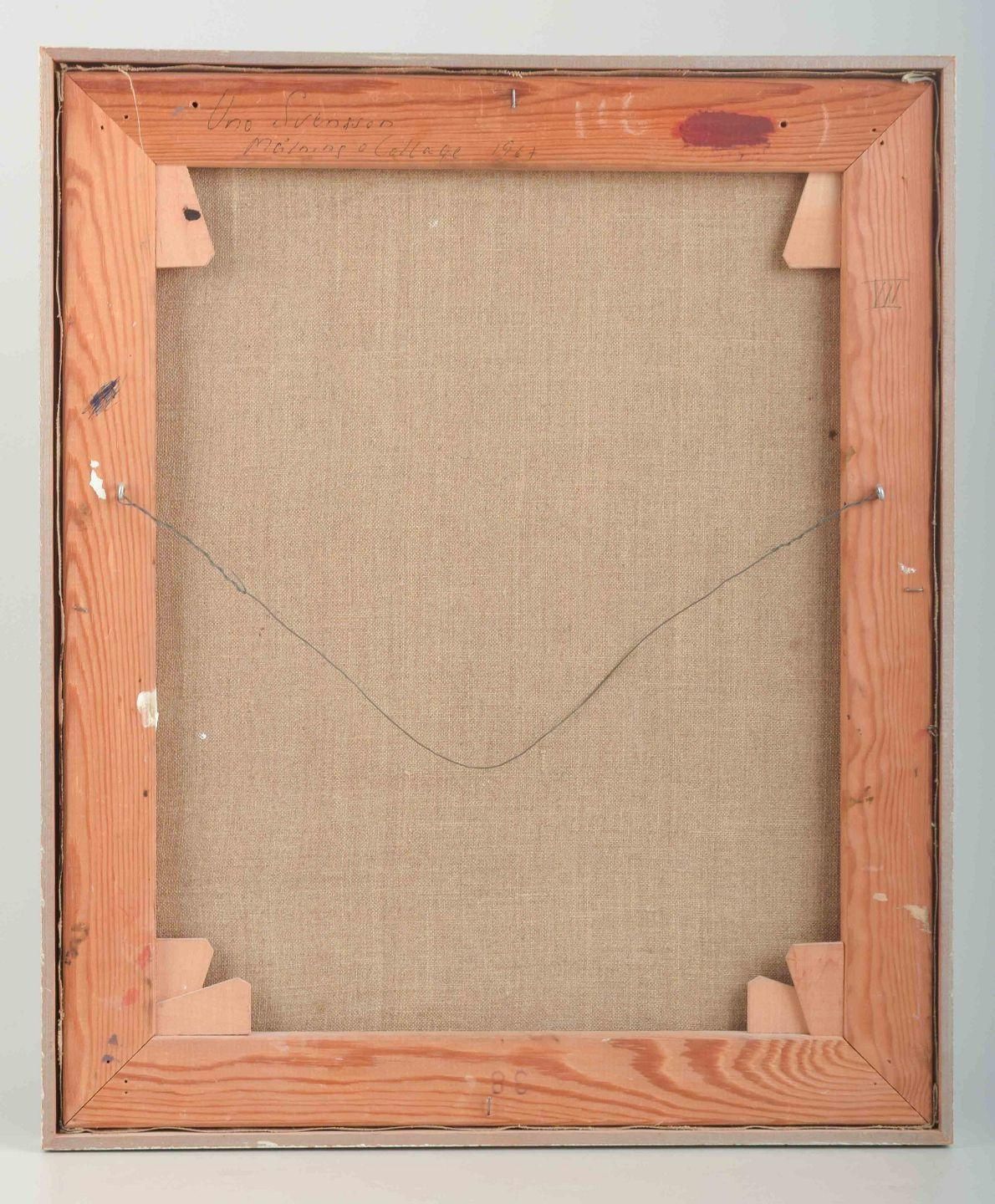 Uno Svensson, Swedish Artist. Abstract Composition. Oil On Canvas. 1967 photo 524.0