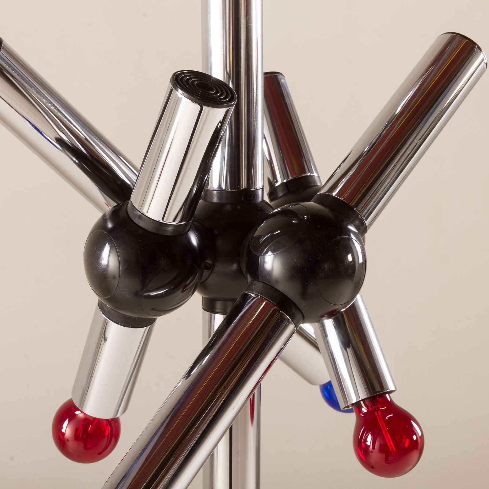 photo furniture Targetti Sankey Space Age Chandelier, Italy 1970s